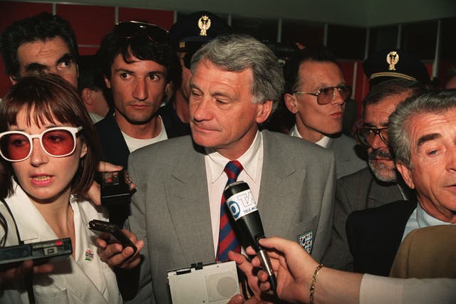 Sir Bobby Robson's England surpassed expectation at the 1990 World Cup