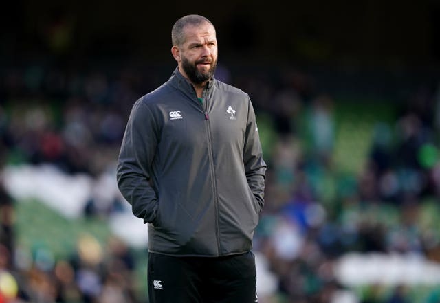 Ireland head coach Andy Farrell, pictured, appointed Johnny Sexton captain ahead of the 2020 Six Nations