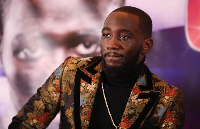 Terence Crawford at a press conference