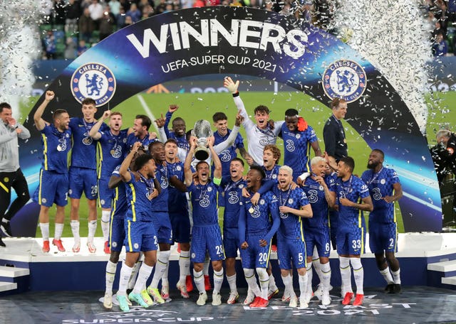 Chelsea lifted the Super Cup following a 6-5 penalty shoot-out win. 