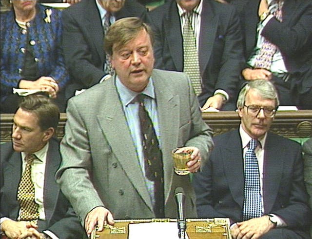 Kenneth Clarke budget drink