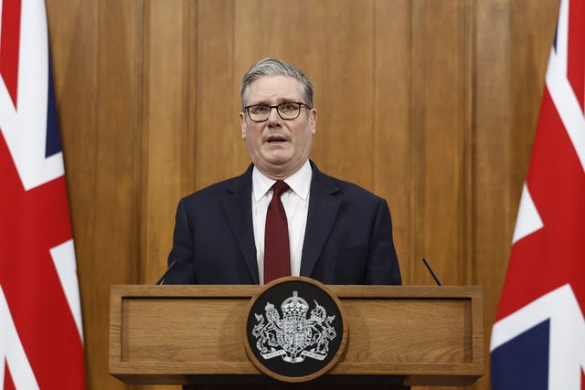 Prime Minister Sir Keir Starmer