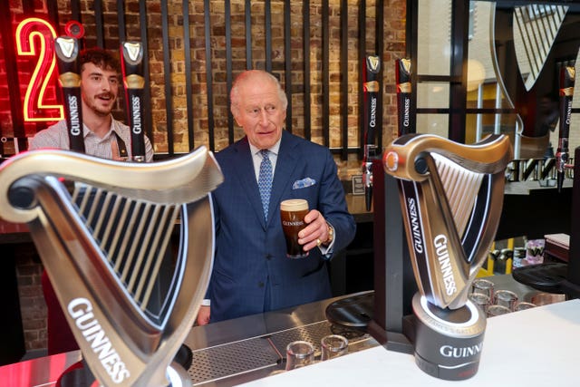 Royal visit to Guinness brewery – London