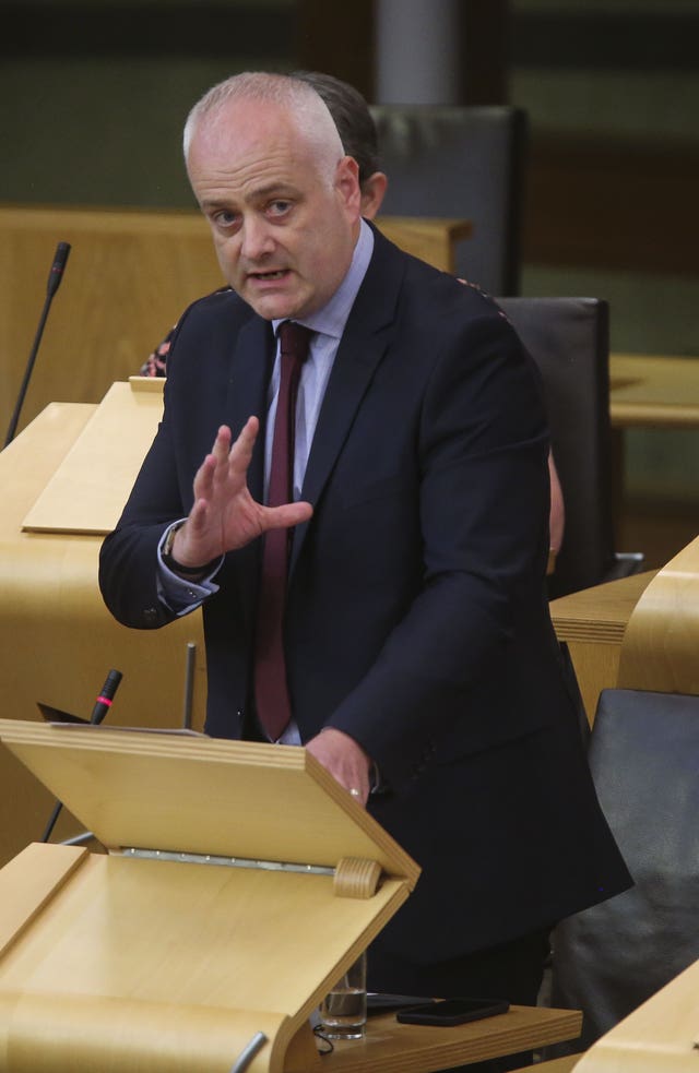 Scottish Green MSP Mark Ruskell in Holyrood