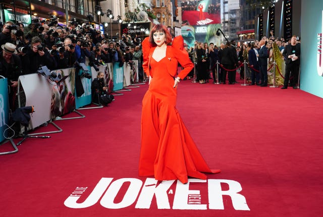 Lady Gaga on the red carpet at the Joker: Folie A Deux UK premiere