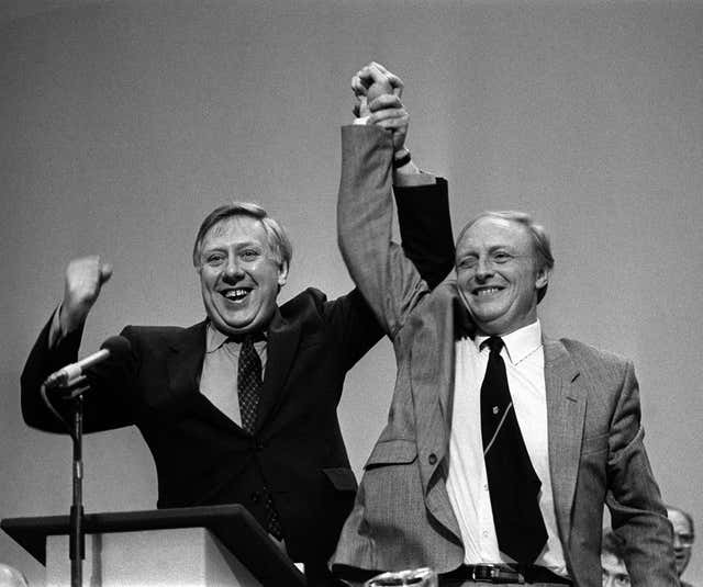 Neil Kinnock and Roy Hattersley