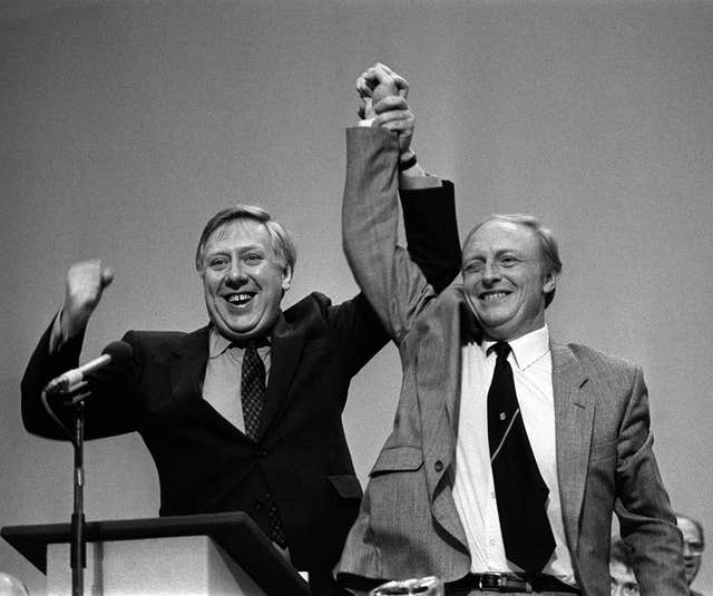 Neil Kinnock and Roy Hattersley