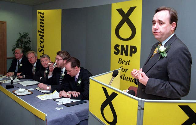 Salmond and new MPs/SNP