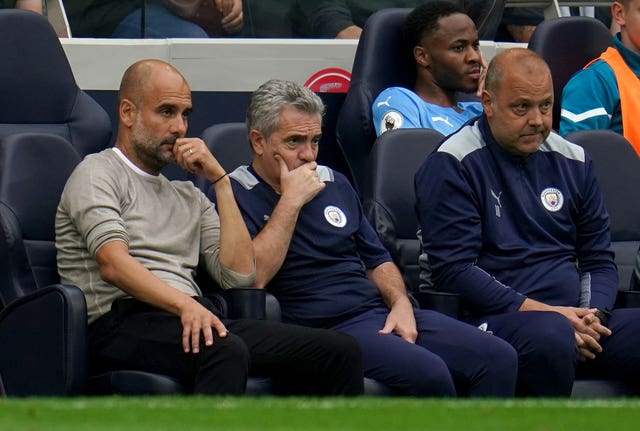 Pep Guardiola and Juanma Lillo