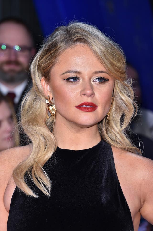Actor and tv presenter Emily Atack.