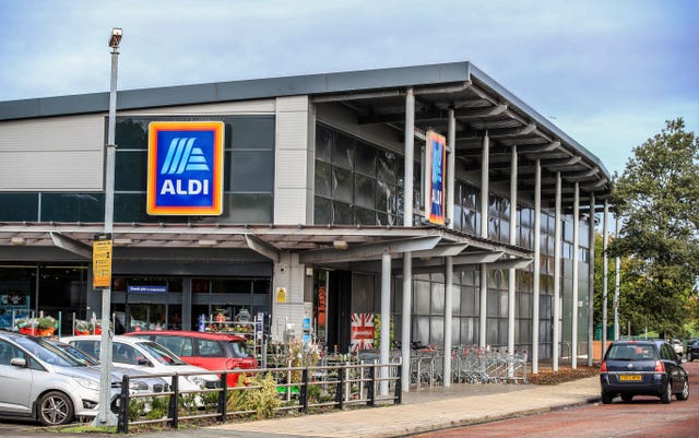An Aldi supermarket exterior