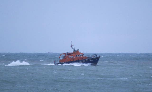 Fishing boat sinking