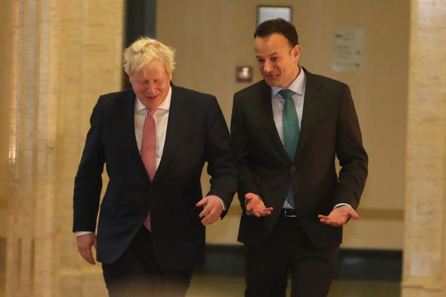 Boris Johnson visits Stormont