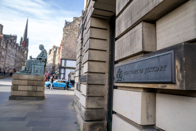 Exterior view of the entrance to the High Court in Edinburgh