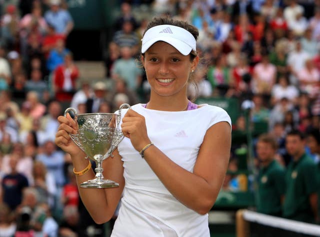 Laura Robson shot to fame by winning the girls' title at Wimbledon aged 14
