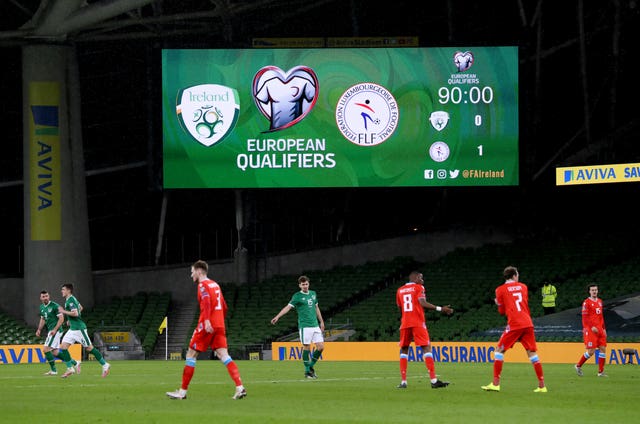 The Republic of Ireland lost to Luxembourg in humiliating fashion in March last year