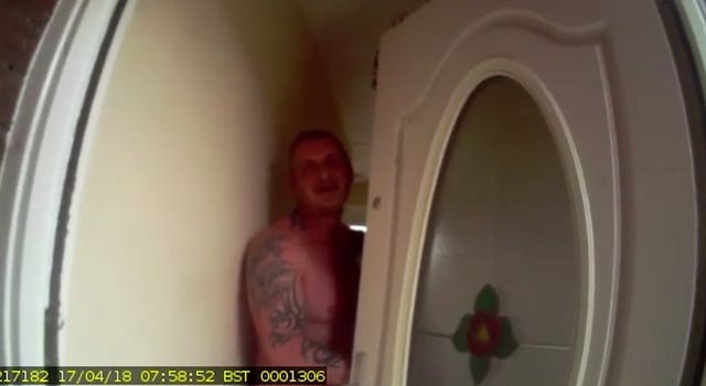 Bodycam footage of the arrest of David Boyd 