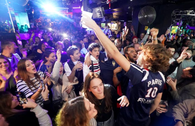 Fans watch England v France – FIFA World Cup 2022