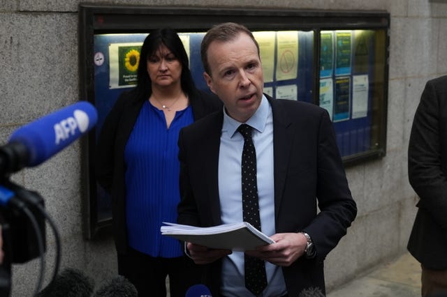 Detective Chief Inspector Craig Emmerson speaking to the media outside the Old Bailey, central London, after Sara Sharif’s father Urfan Sharif, and stepmother Beinash Batool, were found guilty at the Old Bailey of the 10-year-old’s murder