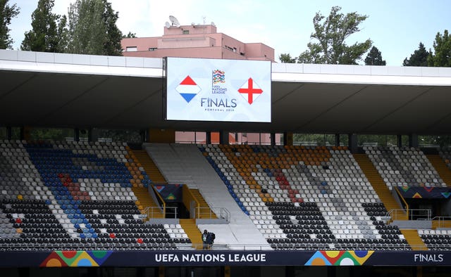 England will play Holland at the D. Afonso Henriques stadium in Guimaraes