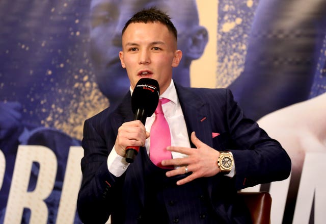 Josh Warrington, pictured, admitted he has been bemused by Kid Galahad's recent comments (Bradley Collyer/PA)