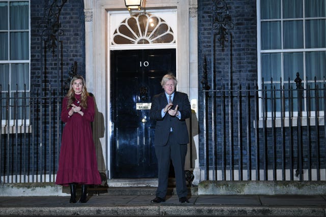 Carrie and Boris Johnson