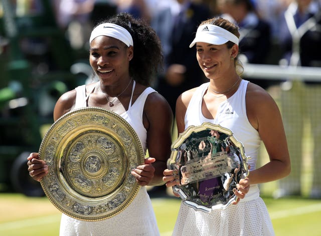 Muguruza lost her first Wimbledon final to Serena Williams in 2015