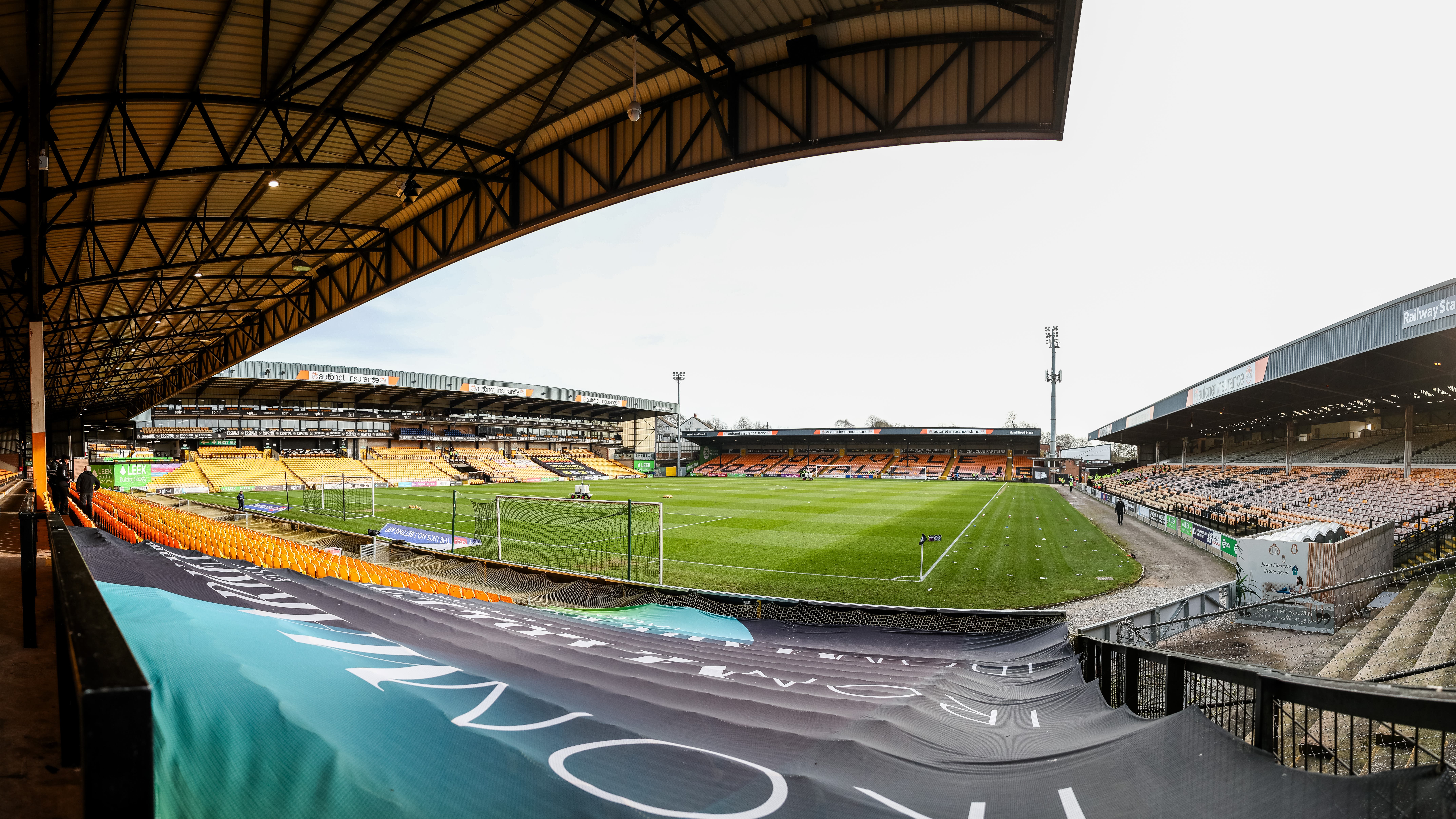 General view inside the stadium prior to the Sky Bet League One match at Vale Park, Stoke-on-Trent. Picture date: Saturday January 27, 2024.