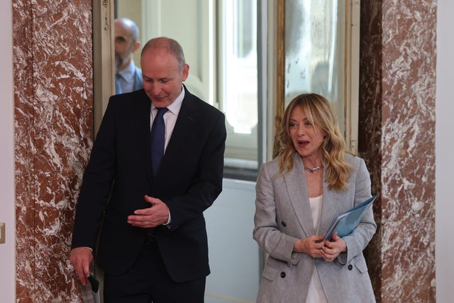 Taoiseach Micheal Martin visit to Rome