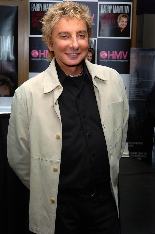 Barry Manilow Signing At HMV – London