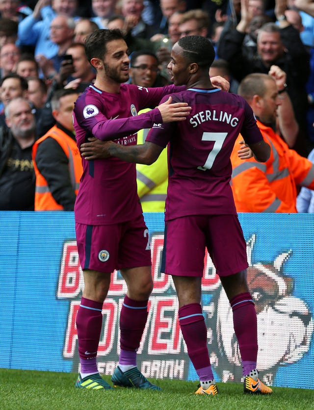 Raheem Sterling, right, has defended his team-mate