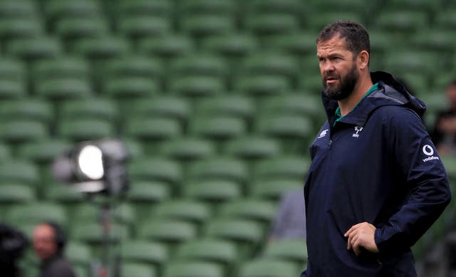 Andy Farrell, pictured, replaced Joe Schmidt as Ireland head coach after last year's World Cup