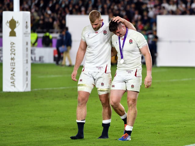 Kruis (left) won 45 caps for England and featured in the 2019 World Cup final