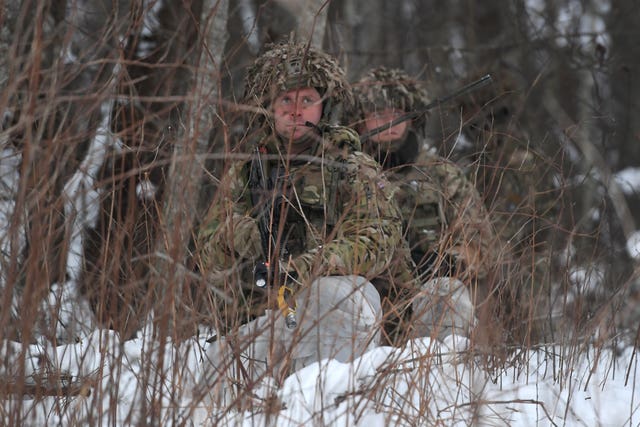 British troops in Estonia