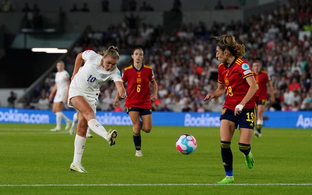 England v Spain – UEFA Women’s Euro 2022 – Quarter Final – Brighton & Hove Community Stadium