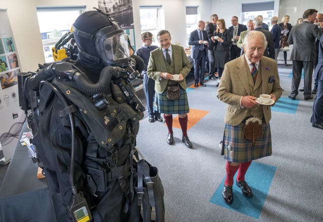 King Charles III visits Global Underwater Hub