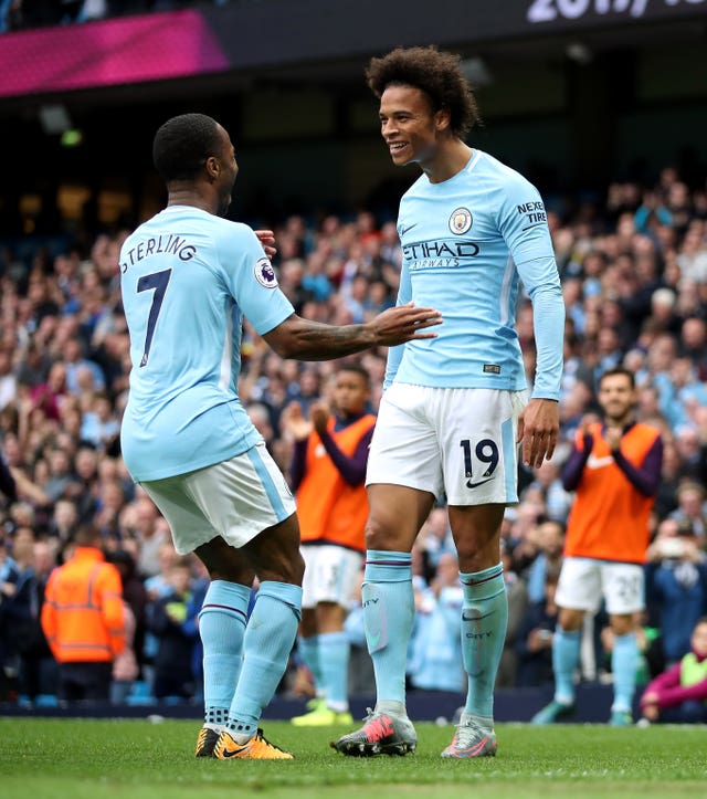 Raheem Sterling and Leroy Sane are part of a impressive group of youngsters at City