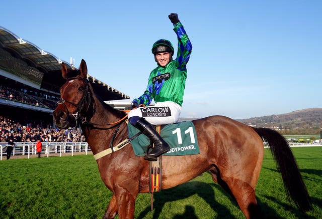 Ga Law after winning the Paddy Power Gold Cup