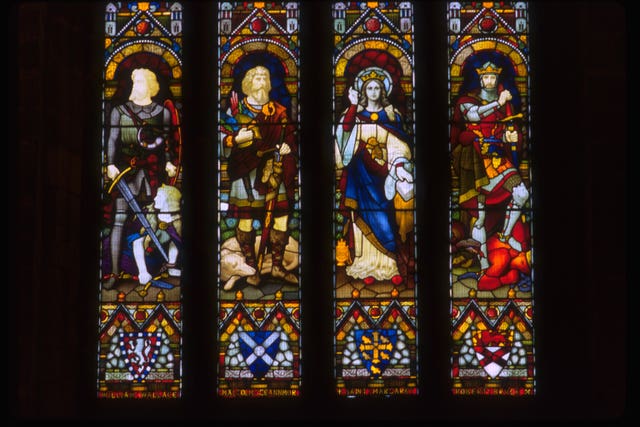 The Carnegie Historical Window at Dunfermline Abbey