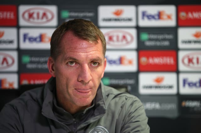 Rodgers says he has a 'very strong relationship'  with Griffiths (Jane Barlow/PA).