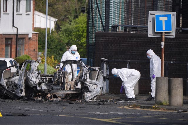 Dunmurry car explosion