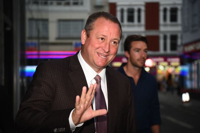 Former Newcastle owner Mike Ashley is one of several parties interested in buying Derby