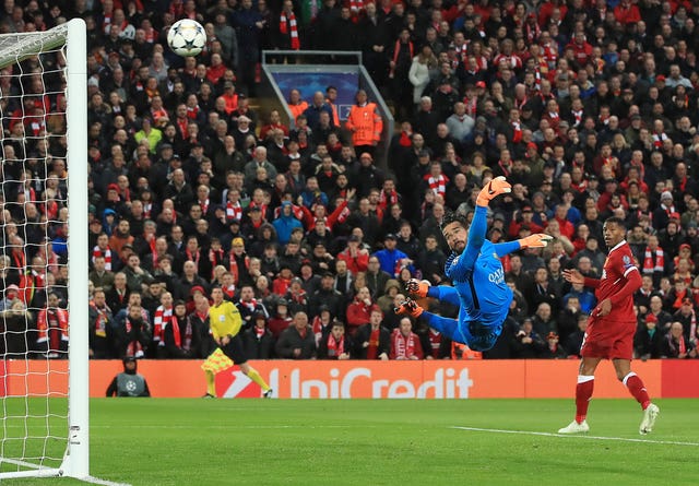 Mohamed Salah opens the scoring for Liverpool