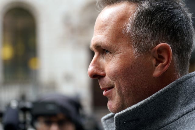 Former England captain Michael Vaughan is set to begin his defence on Friday