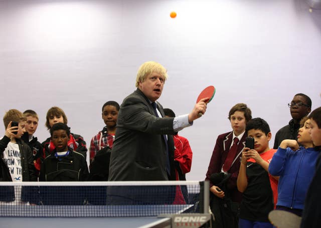 Boris visits youth club
