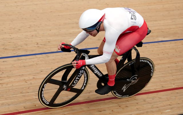 Joe Truman in action at the Commonwealth Games