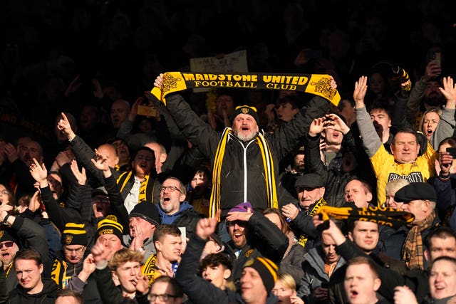 Maidstone''s fans will be hoping for another big draw 