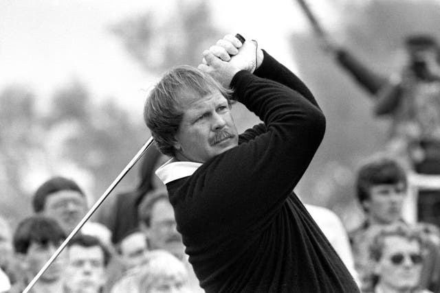 Craig Stadler pictured at The Open at Muirfield in 1987