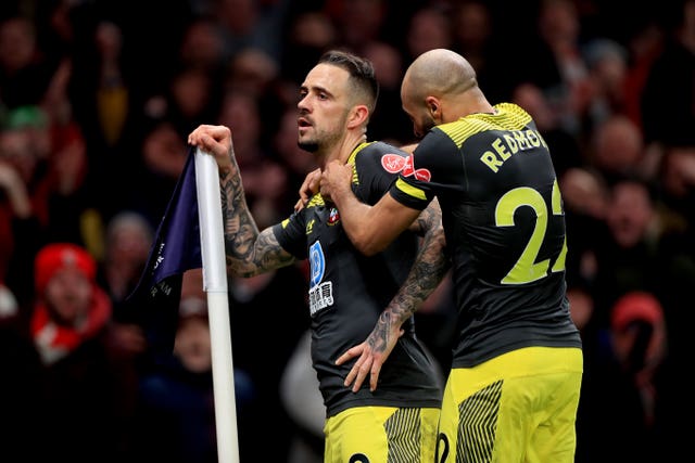 Danny Ings celebrates his second-half goal