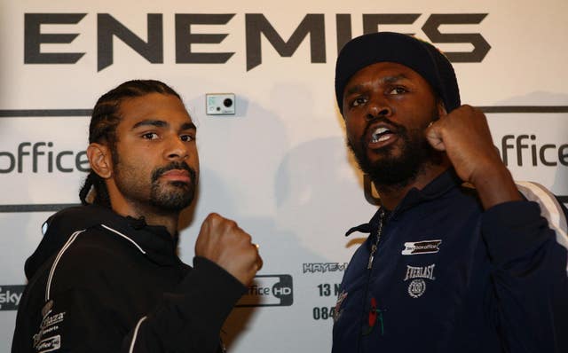 Domestic rival Audley Harrison challenged Haye to a bitter clash